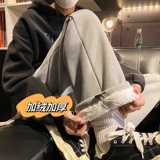 加绒款华夫格秋冬加厚学生韩版宽松直筒休闲运动裤102B-JR408P50，女装休闲裤，星座102B