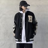 棒球服外套男女春秋宽松百搭拼接潮炸街夹克男女潮102B-W173P68，男装夹克，星座102B