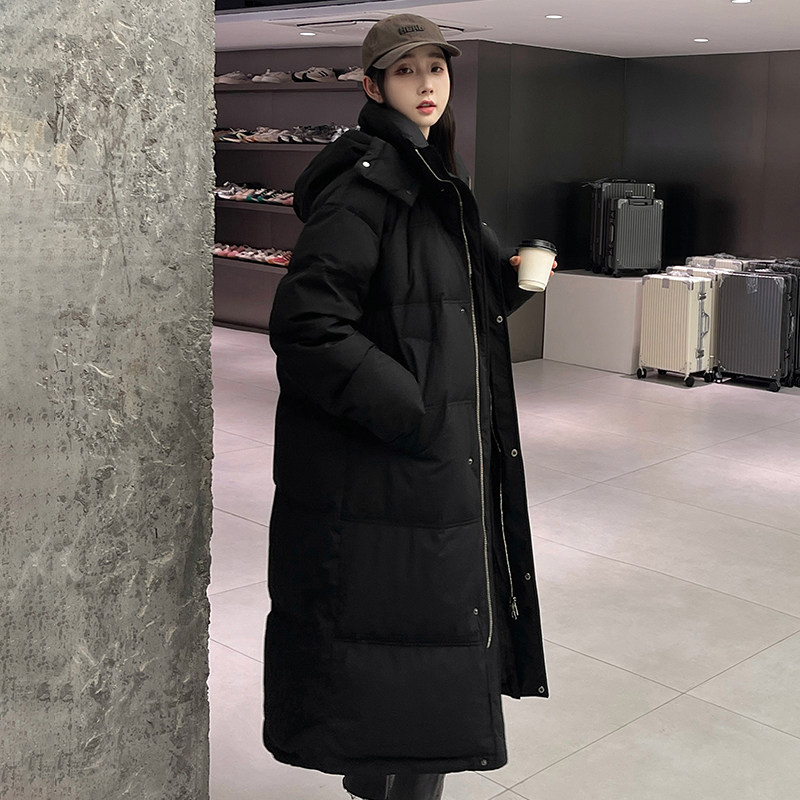 加厚潮男大领子连帽中长情侣款宽松保暖羽绒服男女102B-Y5926P225,男装羽绒服,星座102B