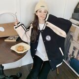 秋25美式复古刺绣棒球服外套宽松学生休闲夹克上衣102B-JK872P78，男装夹克，星座102B