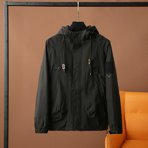 秋2025男士外套冲锋衣休闲宽松户外登山服防风夹克102B-JK1590P65图片
