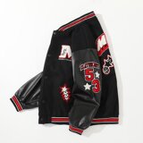 美式棒球服男女穿搭高街设计小众ins潮夹克情侣外套102B-W854P85，男装夹克，星座102B