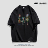 纯棉精梳复古潮流hiphop美式高街夏季学生党穿搭chic102B-T672P30，男装T恤，星座102B