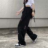 特批无差价高腰抽绳宽松欧美运动裤102B-K1182P29，女装休闲裤，星座102B