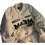 高质量刺绣机车棉衣棒球潮流慵懒文艺青春流行棉服102B-M439P105，男装棉衣，星座102B