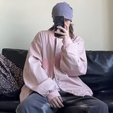 夹克刺绣皮衣棒球服外套流行美式街头高级感上衣102B-JK189P85，男装夹克，星座102B