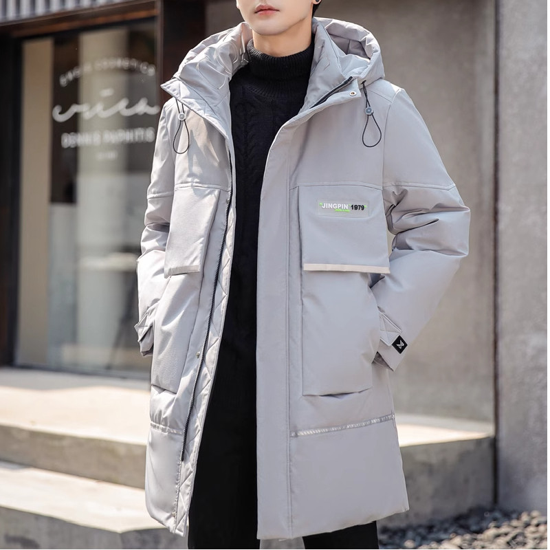 直播可吃货冬款羽绒服男夜光条潮流冬加厚外套102B-Y071P200特价,男装羽绒服,星座102B