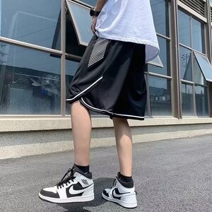 篮球运动裤男2024夏款休闲五分裤学生韩版宽松短裤102B-K4116P28图片