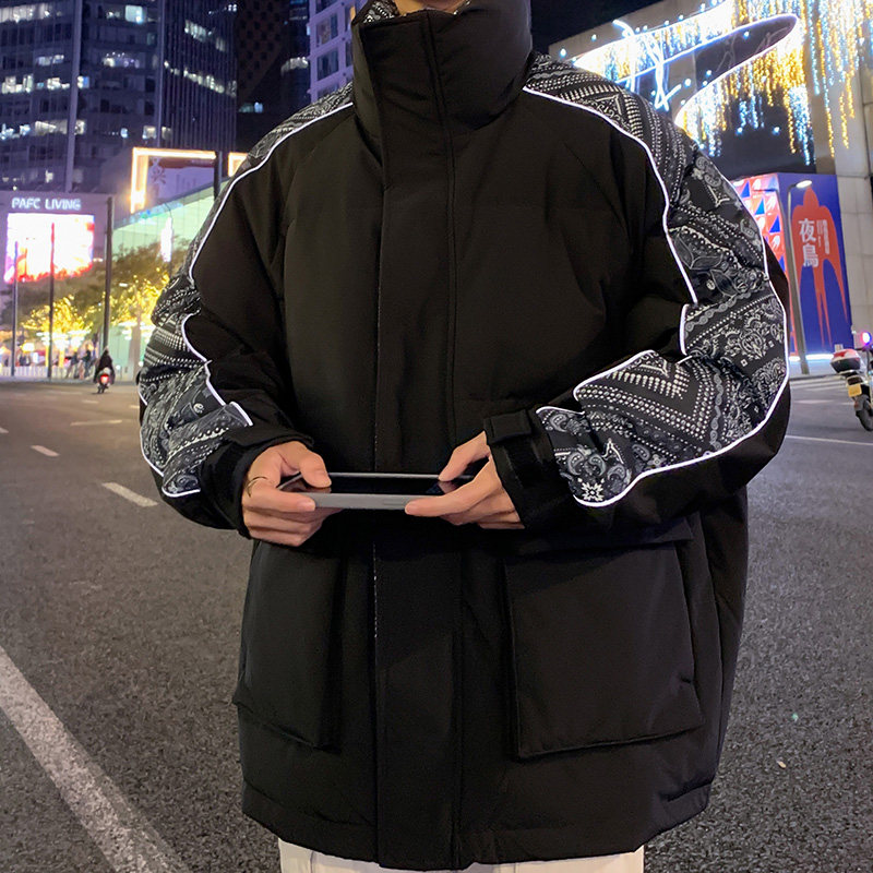 防水情侣装羽绒服男女加厚腰花拼接免洗冬季外套102B-Y8251P145特,男装羽绒服,星座102B