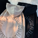 华棉复合后包刺绣连帽卫衣男女秋冬季新款情侣外套102B-W124P58，女装短外套，星座102B