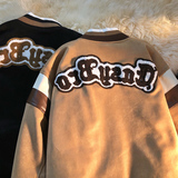 秋新品美式高街oversize外套毛巾绣棒球服夹克外套102B-J3642P75，男装夹克，星座102B