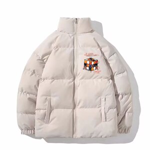 防水牛津布拉链彩色魔方棉衣ins青春流行简约潮百搭102B-M312P98图片