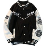 特批无差价棒球服高街设计双面呢美式街头夹克外套102B-JK1191P49，男装夹克，星座102B
