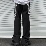 美式机能三条杠冲锋裤新款学生韩版休闲运动长裤102B-K814P45，男装休闲裤，星座102B