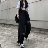 特批无差价高腰抽绳宽松欧美运动裤102B-K1182P29，女装休闲裤，星座102B