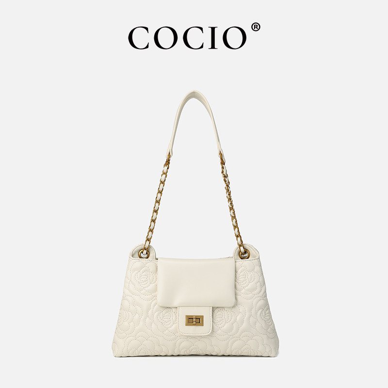 COCIO2024新款斜跨单肩女包包高级夏百搭小轻奢品牌CC251
