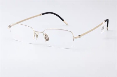 新款VOSS沃斯日本方形半框近视光学商务超轻舒适眼镜框V1225