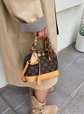 路易维纳斯Chaffey手袋颜值天花板丝巾优雅邂逅简洁大气