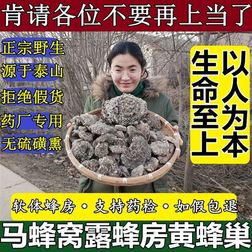 山东纯野生蜂窝中药材包邮