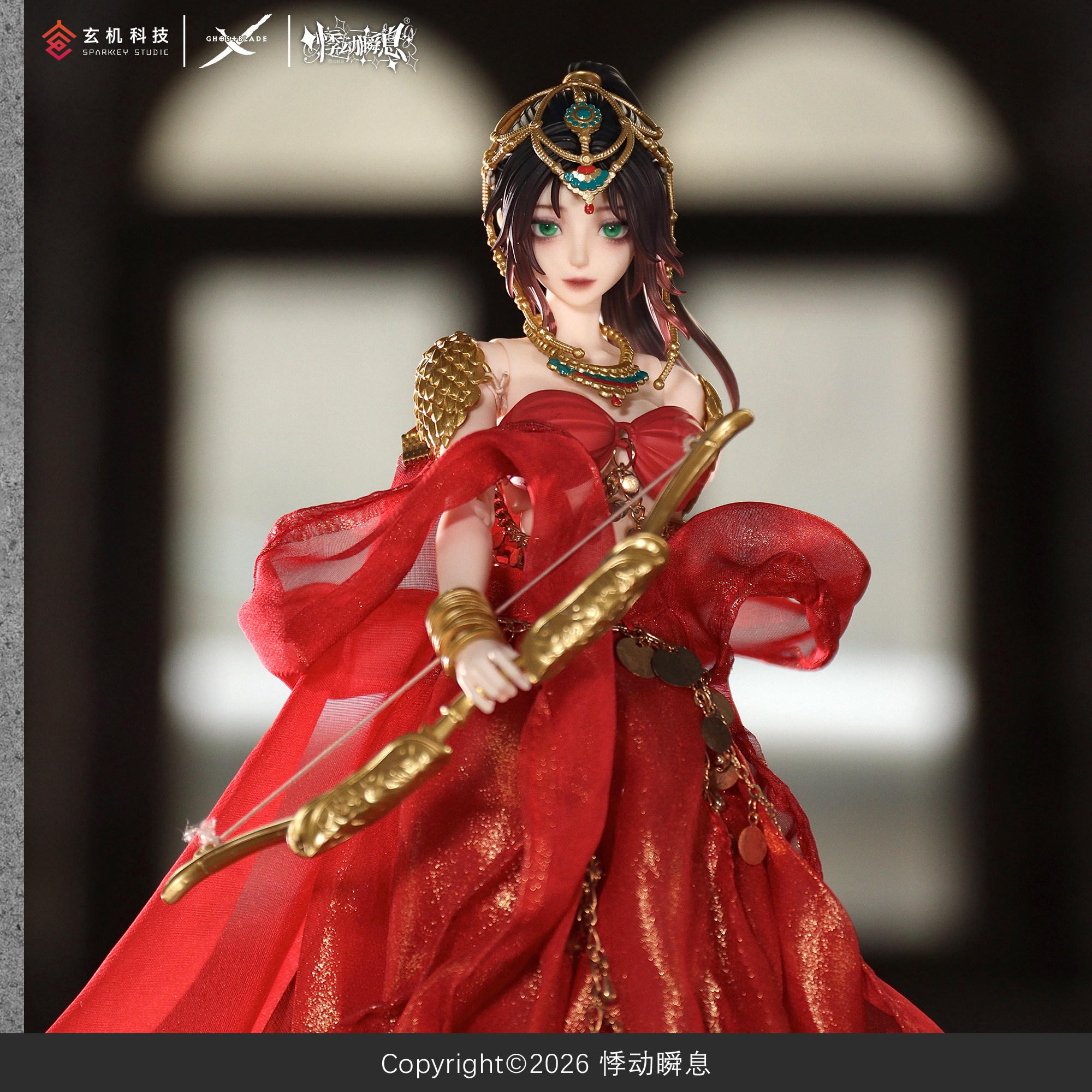 悸动瞬息·官方新品鬼刀联名特六bjd女娃盲盒可动人偶摆件换装礼