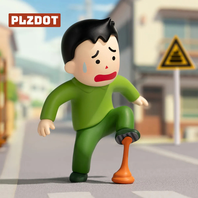 新品PLZDOT插画小人好运来盲盒系列mini公仔潮玩周边摆件礼物手办