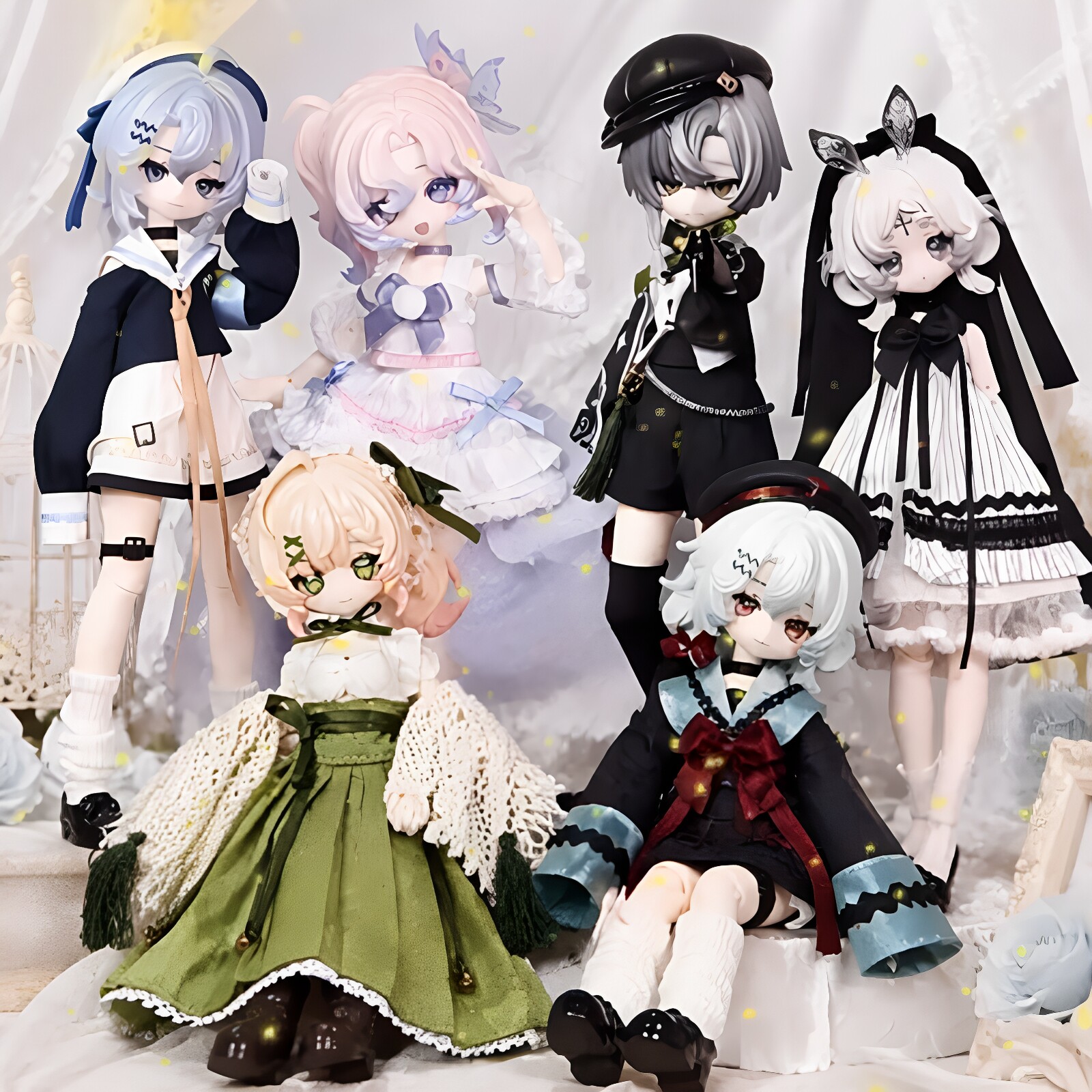 【新品】咩绮Meki灵魂倒影8分BJD盲盒可动人偶玩具摆件手办礼物