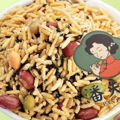 湖南潘夫人浏阳特产零食炒货八宝炒米480g（袋装）玉米粒350克