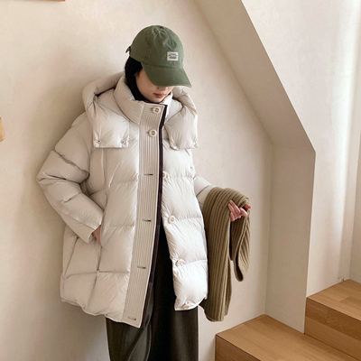 82525带溯源领子帽檐都是羽绒