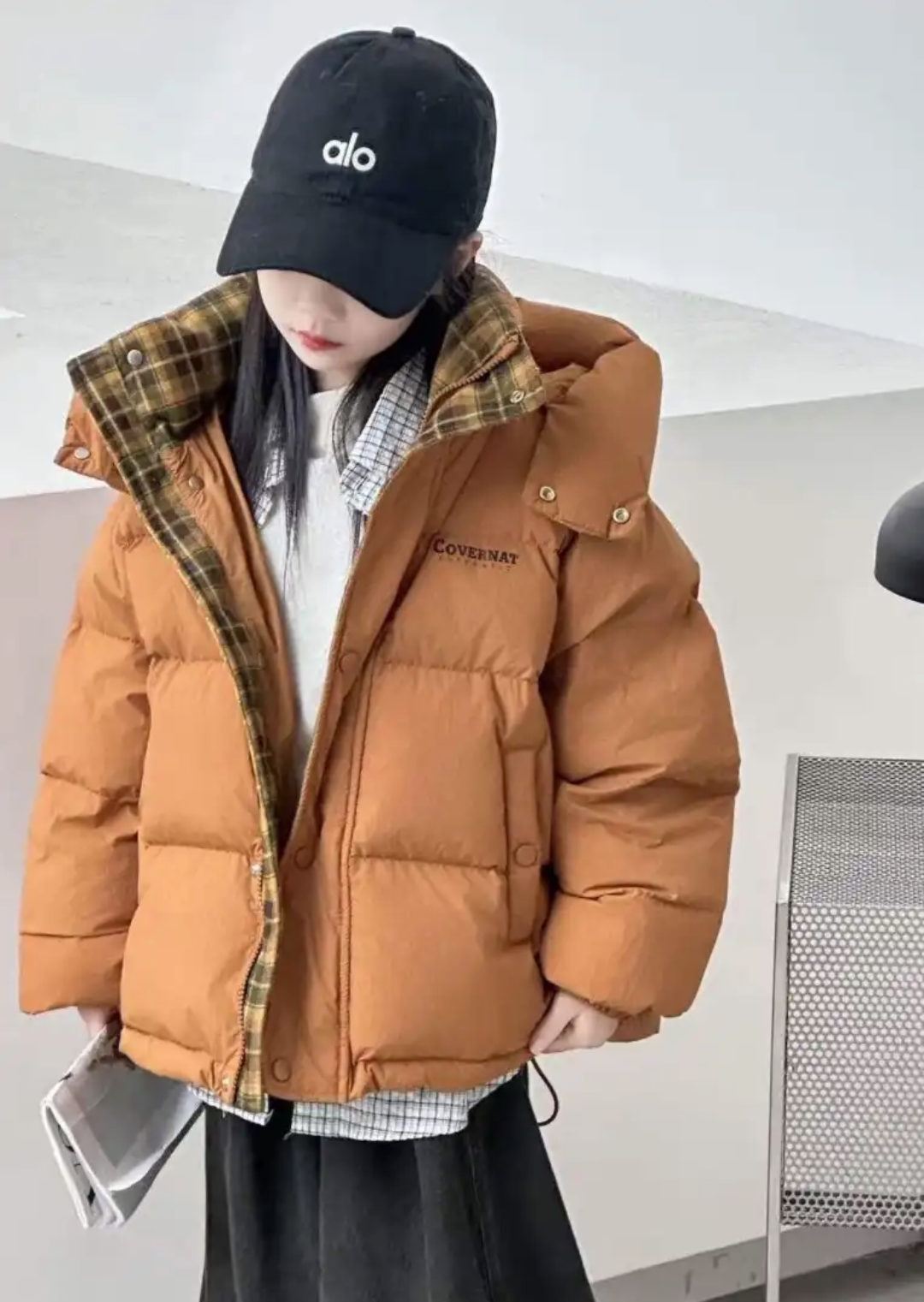 木木棠女童款加厚羽绒服冬装2025新款儿童洋气时髦外套中大童上衣