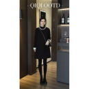 宽松遮肉马甲裙 轻奢极简圆领背心连衣裙2025秋冬款 柒院家大码 女装