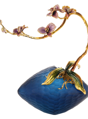 罗比罗丹珐琅彩现代简约玄关摆件