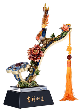 罗比罗丹客厅书房如意摆件