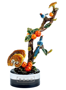 罗比罗丹珐琅彩工艺乔迁礼物