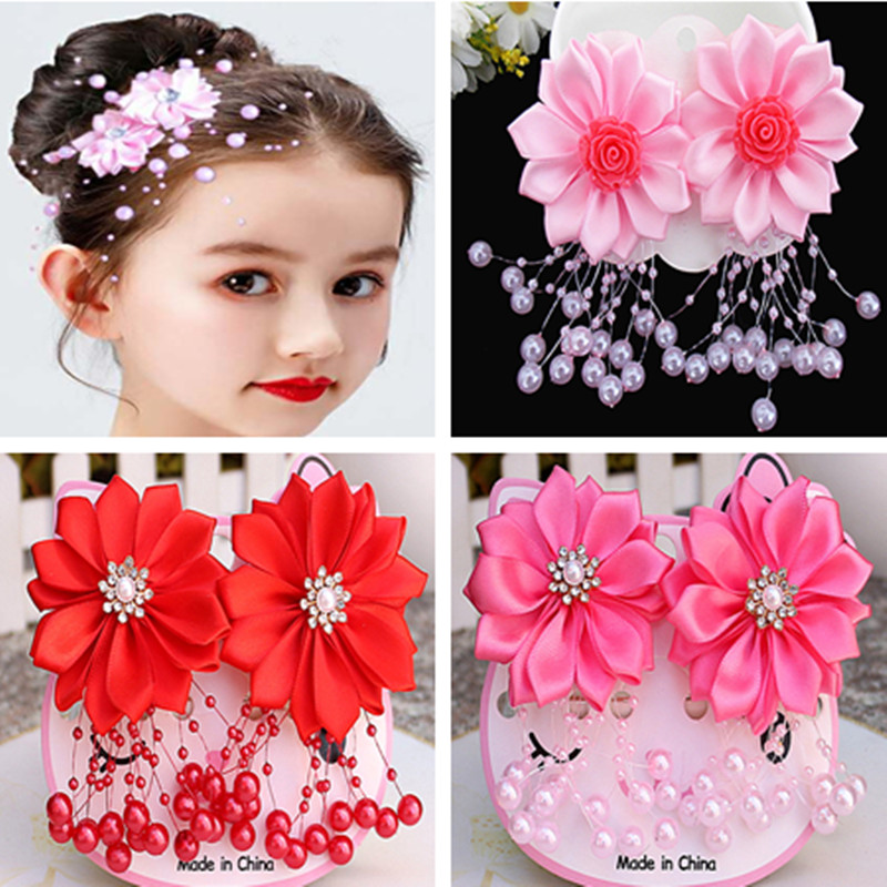 头饰流苏舞蹈表演新娘发夹中国风