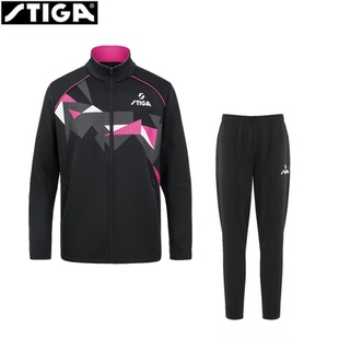 长袖 男女款 速干透气运动服上衣训练服 斯蒂卡乒乓球服套装 2025新款