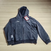 连帽卫衣卫衣复古风休闲运动套装 开衫 李宁乒乓球服长袖 2026年新款