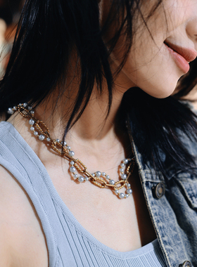 屿棠Bluewave串珠项链手链中古设计师质感首饰珠宝礼物项链女生日