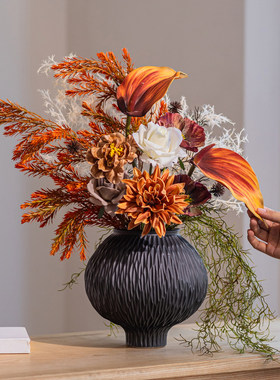 掬涵高端轻奢仿真花摆件