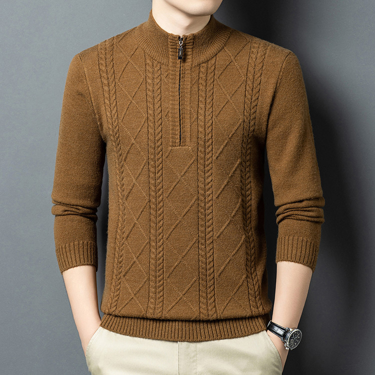 普通毛线圆领宽松青春活力风套头针织衫/毛衣