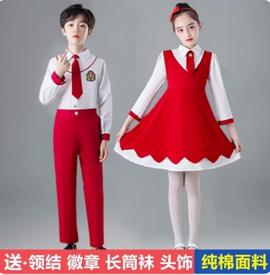 中小学生大合唱表演服装英伦风校服诗歌朗诵演出服儿童幼儿园园服