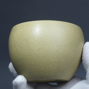 宜兴紫砂杯纯全手工加厚防烫品茗杯本山绿泥大号大容量主人杯茶杯