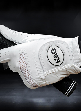 高尔夫球手套进口真皮小羊皮女士单只右手防滑耐磨柔软透气golf球