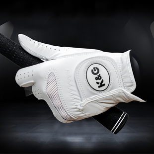 高尔夫球手套进口真皮小羊皮女士单只右手防滑耐磨柔软透气golf球