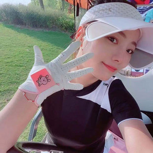 高尔夫手套男女款左双手夏季超纤布柔软透气防滑耐磨防晒韩国golf