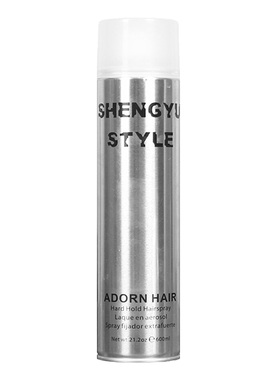 尚雅丝干胶 特硬发胶 强力定型喷雾 SHENGYU STYLE定型胶600毫升