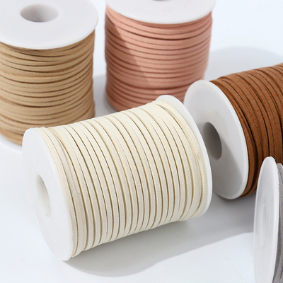 鹿皮绳绒皮绳45米一卷颜色齐全