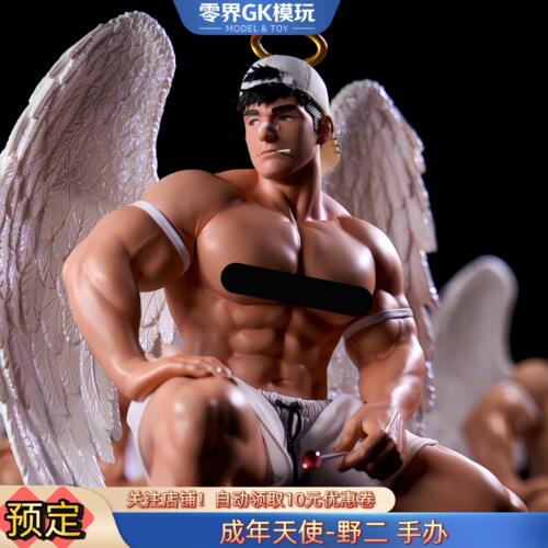 成年天使+野二GK手办男C模型