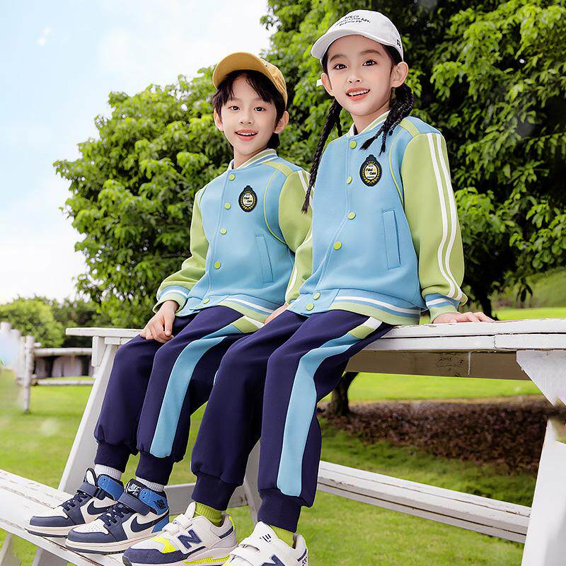 幼儿园园服春秋款儿童班服小学生校服夏季学院风运动服休闲套装