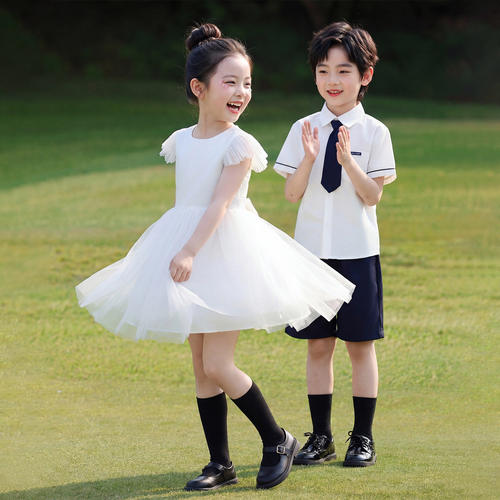 六一英伦风儿童演出服合唱班服