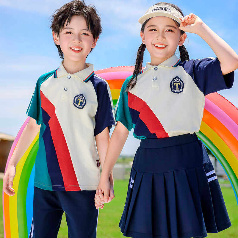 新款校服小学生春秋款小孩棒球服运动会服装幼儿园园服中学生班服
